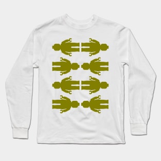 8 x Minifig Stickers Long Sleeve T-Shirt